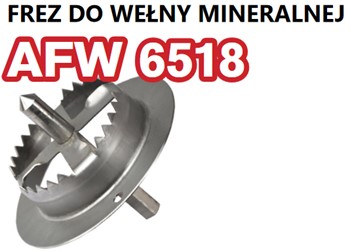Frez do wełny mineralnej AFW 6518 Amex Starfix kołek montażowy kołki montażowe 