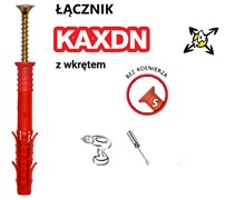 Kołek wkręcany KAXDN 8x120 S/T z wkrętem 75 szt. Starfix