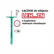 Kołek do styropianu i wełny LEH TN 10x220